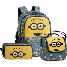 Wiggle Minions Okul Çantası Seti DEFTER HEDİYELİ