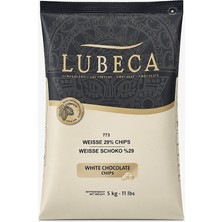 Lubeca Beyaz Damla Çikolata 5 kg