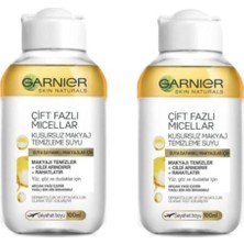 Renas Store Garnier Makyaj Temizleme Suyu Mıcellar Çift Fazlı 100 ml 2 Li Argan Yağlı, 3600542109864-2