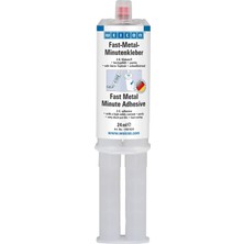 Renas Store Weıcon Fast-Metal Hızlı Yapıştırıcı / 24 Ml/sıvı Metal / 2 Bileşenli Epoksi Reçine Yapıştırıcı/metal, Ahşap, Taş, Plastik, Cam, Seramik, Grp Yapıştırıcı/gri