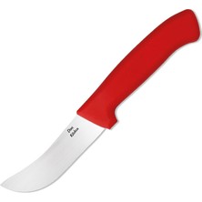 Dinç Kitchen Silver Kombina Deri Yüzme Bıçağı Kırmızı