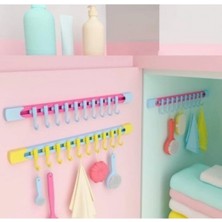 Hace Bazaar 10 Kancalı Raylı Mutfak ve Banyo Düzenleyici Askı