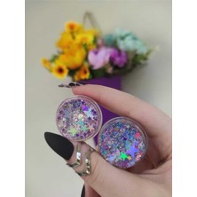Renas Store Parlak Glitter Glitter Far Simli Jel Kremsi Yüz ve Vücut Simi Set, Serashinegozfarı31