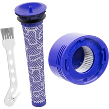 Renas Store Dyson V8 V7 SV10 Animal Absolute Motorhead Kablosuz Elektrikli Süpürge Için V8 Filtreleri, Parça Numarası DY-96566101, DY-96747801 Için Yedek