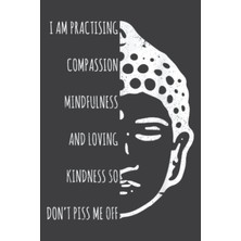 Renas Store Independently Published Funny Buddhism Sarcastic Quote Vintage Buddha Yoga Gift: Lined Journal & Diary For Writing & Notes For Girls And Women, Memo Diary Subject Notebooks Planner, 6"x9"