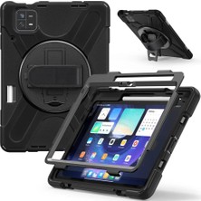 Renas Store Xiaomi Pad 6 Defender Askılı Zırhlı Tank Case Siyah