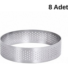 Dinç Kitchen Delikli Tart Kalıbı 6 cm 8’li Set 8li Set
