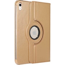 Renas Store Constraın - iPad 11.nesil 2025 Dönebilen Standlı Kılıf - Gold 2