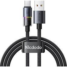 Renas Store Mcdodo CA-8180 USB Typec 6A 7 Renkli LED Işıklı Şarj Data Kablosu