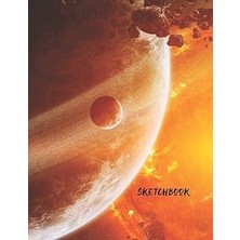 Renas Store Sketchbook: Sketch Book Drawing Pad Space Theme Cover For Astronomy Enthusiasts