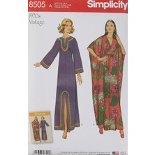Renas Store Simplicity US8505A Vintage Kesim Deseni, Kadınlar Için, Kağıt, Beyaz, 22 x 15 x 1 cm