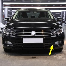 Renas Store Ön Sol Sis Farı Çerçevesi Kromsuz 3G0854661 Vw Passat B8 ile Uyumlu 2015-2019