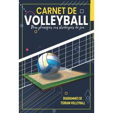 Renas Store Independently Published Carnet De Volleyball: Pour Planifier Vos Stratégies De Jeu | Cahier Tactique De 100 Pages De Modèles Vierges | Diagrammes De Terrain De Volleyball (French Edition)
