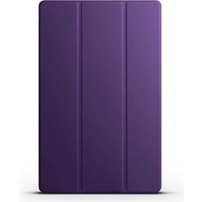Renas Store Zore Galaxy ile Uyumlu Tab S10 Plus Zore Smart Cover Standlı 1-1 Kılıf Mor
