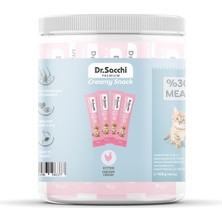 Renas Store Dr.sacchi Creamy Snack Kitten Chicken Sıvı Kedi Ödülü 14GR - 30'lu Kavanoz