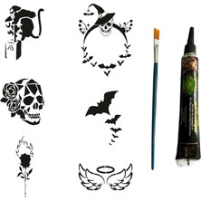 Renas Store Sıradışı Hayatlar Tüp Kına ve Fırça Hediyeli Tattoo Geçici Dövme Seti