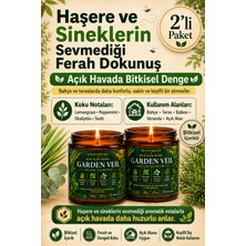 Decevorine Garden Veil Açık Alan Mumu Sinek ve Böceklerin Sevmediği Kokular 100 gr 2 Li Paket