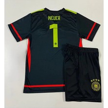 Fair City Almanya Euro 2024 Manuel Neuer Kaleci Çocuk Forması 2'li Set