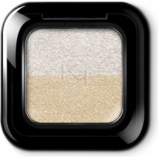 Renas Store Kiko Milano Kiko Göz Fari - New Bright Duo Eyeshadow - 01 Metallic White/true Gold