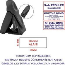 Kaşeciniz Trodat 9411 Cep Kaşe Siyah Makine Mavi Mürekkep