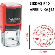 Kaşeciniz Sırdaş R40  Öğretmen - Aferin Kaşesi - Model 2