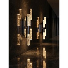Vega Aydınlatma Bubble Plus LED Aplik 45X12 cm Pilli + Elektrikli Duvar Aydınlatma Modern Dekoratif Aplik
