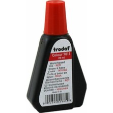 Trodat 7011 Kaşe Mürekkebi - Kırmızı
