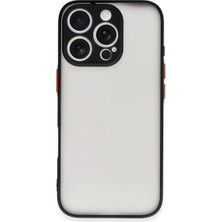 TeknoKapsül Iphone 16 Pro Max Kılıf Montreal Silikon Kapak - Siyah