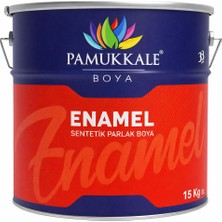 Pamukkale Enamel Sentetik Parlak Yağlı Boya 15 kg 80 Gloss Ral 7042 Trafik Gri