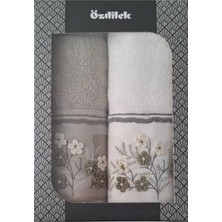 Özdilek Ditsy Garden 2'li Havlu 50*90 cm El-Yüz Havlusu Nak-2