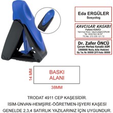 Kaşeciniz Trodat 9411 Cep Kaşe Mavi Makine Mavi Mürekkep