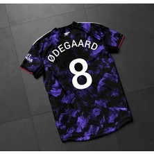 Fair City Arsenal 2023/24 Yeni Sezon Ødegaard Özel Konsept Forması (Mor)