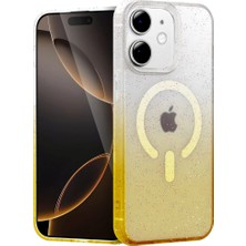 TeknoKapsül Iphone 12 Pummel Shiny Magsafe Kapak - Gold