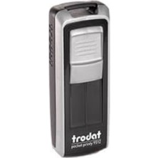 Trodat Cep  Kaşe 9511 - Gri  Makine - Mavi Mürekkep