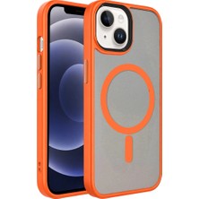 TeknoKapsül Joko Iphone 15 Megane Magsafe Kapak - Turuncu