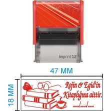Kütüphane Kaşesi - Trodat Inprint 12 - Ithal