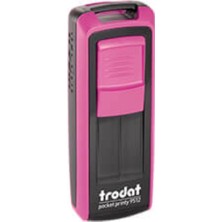 Trodat Cep  Kaşe 9511 - Pembe  Makine - Mavi Mürekkep