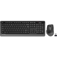 Renas Store A4TECH A4 Tech FG1035 Kablosuz Q M.m Klavye-Mouse,siyah