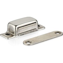 Renas Store Mıknatıslı Çıt Çıt 5 cm Paslanmaz Metal Kapak Tutucu Dolap Açılır Kapanır Çekmece Kapatma Mekanizma
