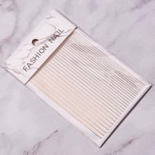 Renas Store Rose Gold Şerit Tırnak Sticker Şerit Tırnak Etiketi Nail Art