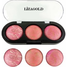Renas Store 3'lü Allık - Terracotta Blush No : 1 Pembe
