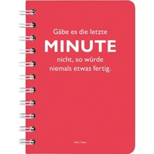 Renas Store Ringbuch A6 Twain Minute Rot