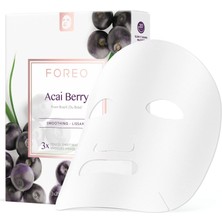 Renas Store Foreo Acai Berry Pürüzsüzleştirici 3'lü Kağıt Maske