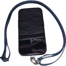 Moonparacord Ayarlanabilir Telefon Boyun Askısı Uzay Desen 8 mm Kolon Dokuma