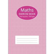 Renas Store Independently Published Maths Exercise Book: Pink Notebook 7mm Squares A4 For Girl