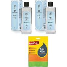 Renas Store Rebul Ice Kolonya, 2 x 250ML, Koroplast Çok Amaçlı Mikrofiber Bez Hediyeli