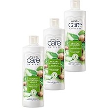 Renas Store Avon Care Aloe Vera ve Makademya Fındığı Yağı Şampuan ve Saç Bakım Kremi 700 Ml. Üçlü Set