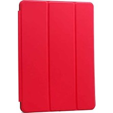 Renas Store Apple iPad Pro 11 2018 ile Uyumlu Kılıf Lansman Leather Case Kırmızı