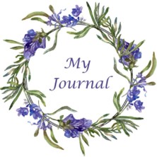 Renas Store Independently Published My Journal Purple And Lavender Wildflower Wreath