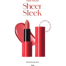 Renas Store Mıssha Yoğun Pigmentli Besleyici Nemli Bitişli Ruj Dare Rouge Sheer Sleek (14 Sienna Bunny) 14 Sienna Bunny
